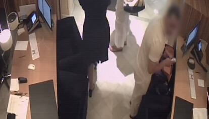 Imagen del ladrón que robo a la familia real qatarí