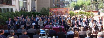 Los presidentes de las federaciones catalanas se reunieron en abril en la sede del UFEC para lamentar la situación crítica del deporte