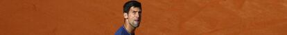 Djokovic, durante la final en Roma.