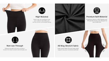 Estas mallas de deporte para mujer son las más vendidas de Amazon.