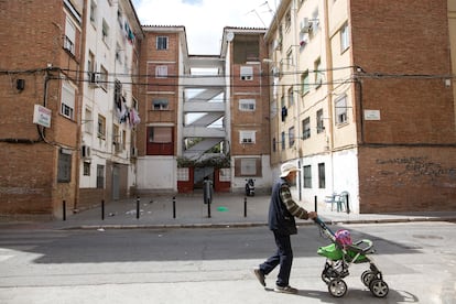 Una calle del barrio de Palma-Palmilla, en Málaga.