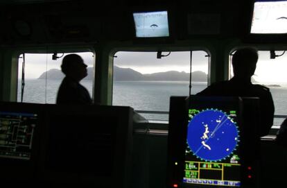 Imagen de las C&iacute;es desde el Buque Galicia 