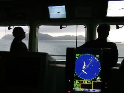 Imagen de las C&iacute;es desde el Buque Galicia 