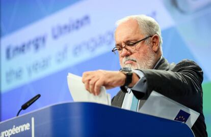 Miguel Arias Ca&ntilde;ete, comisario europeo para la Energ&iacute;a y el Cambio Clim&aacute;tico