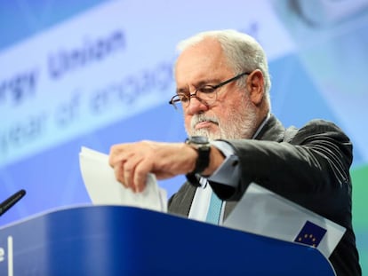 Miguel Arias Ca&ntilde;ete, comisario europeo para la Energ&iacute;a y el Cambio Clim&aacute;tico