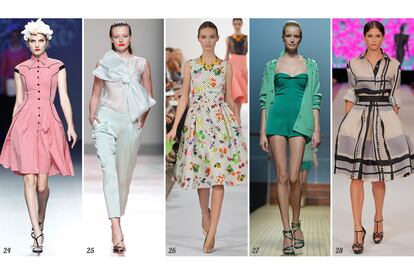 24. Lady Cachuete. 25. Duyos. 26. Oscar de la Renta. 27. Ermanno Scervino. 28. Antonio García.