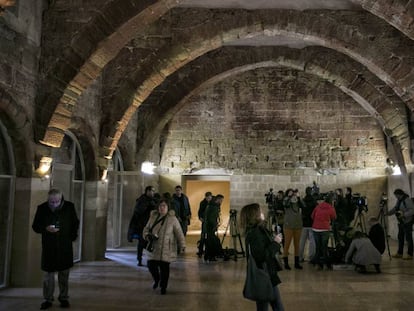 La sala capitular del monestir de Santa Maria de Sixena.