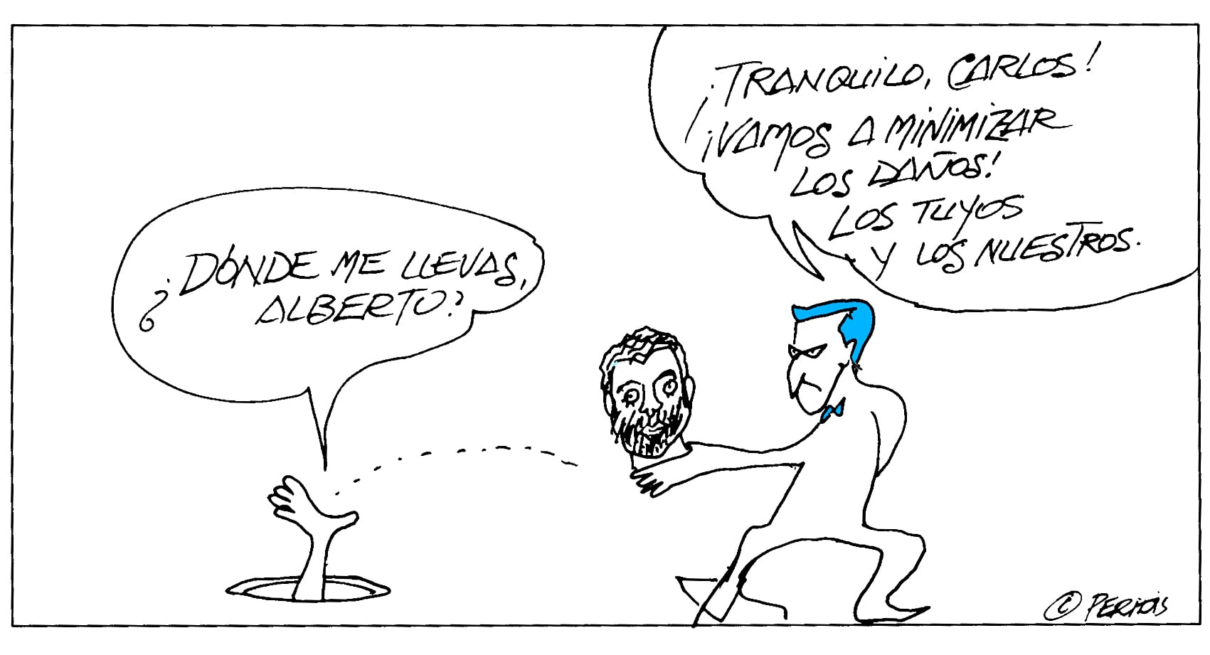 Peridis: los daños de Mazón