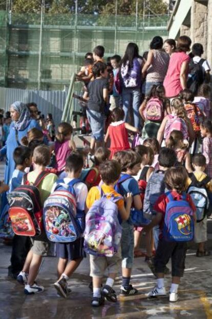 Inicio de clases el pasado curso escolar.