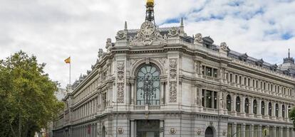 Fachada del Banco de España.