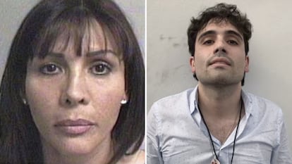 Griselda López y su hijo, Ovidio Guzmán López