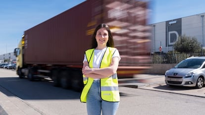 Estefanía García, de 28 años, trabaja en una planta logística.
