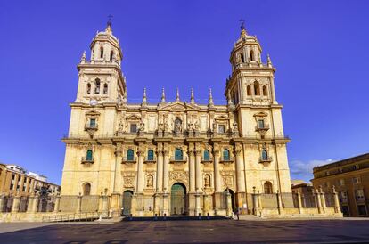 Catedral de la Asunción de la Virgen, en la plaza de Santa María de Jaén.