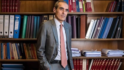 Alejandro Luzón, fiscal jefe anticorrupción, en su despacho de la Fiscalía General del Estado, con sede en Madrid.