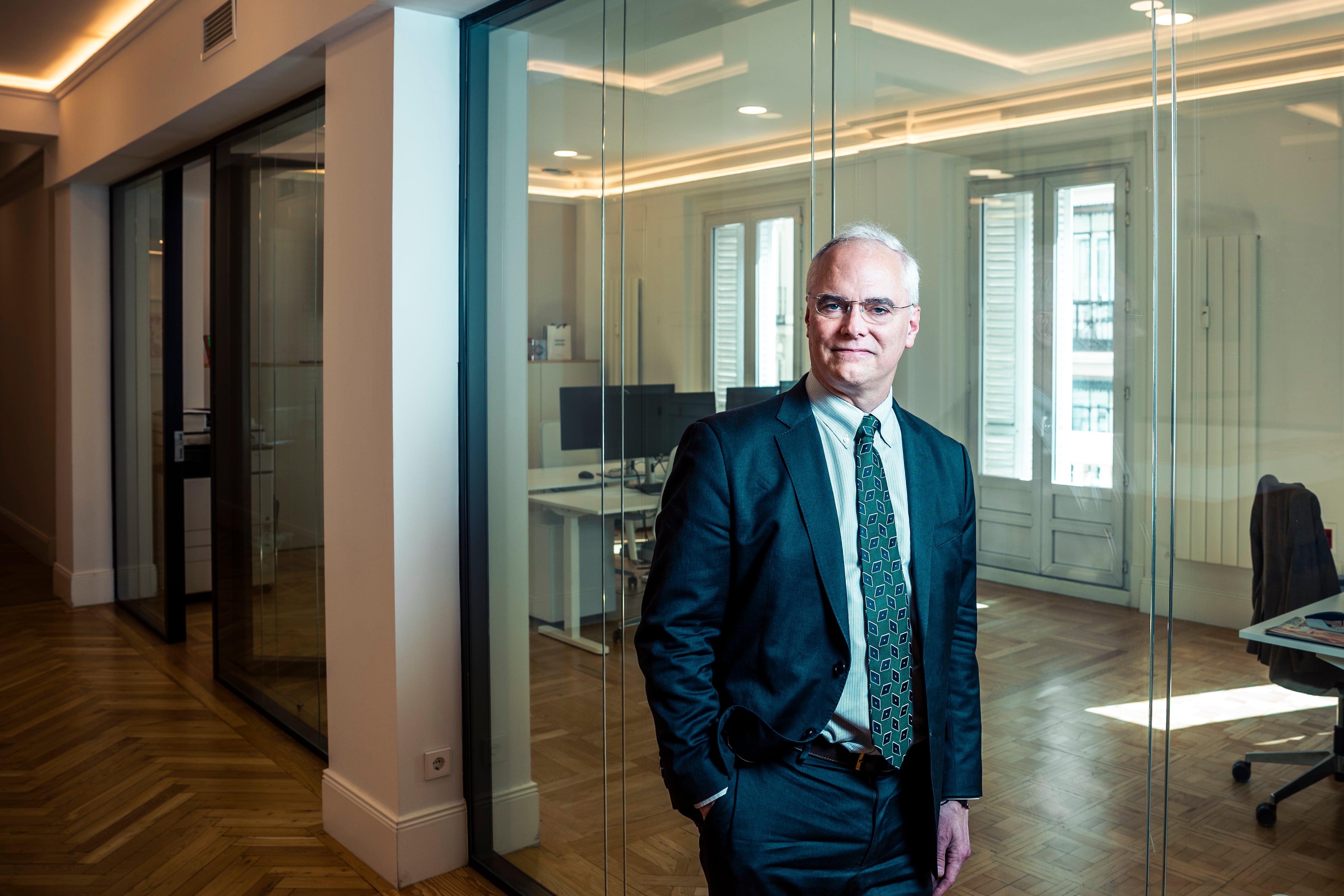 Richard Hatchett posa para la entrevista, el 23 de marzo en Madrid.