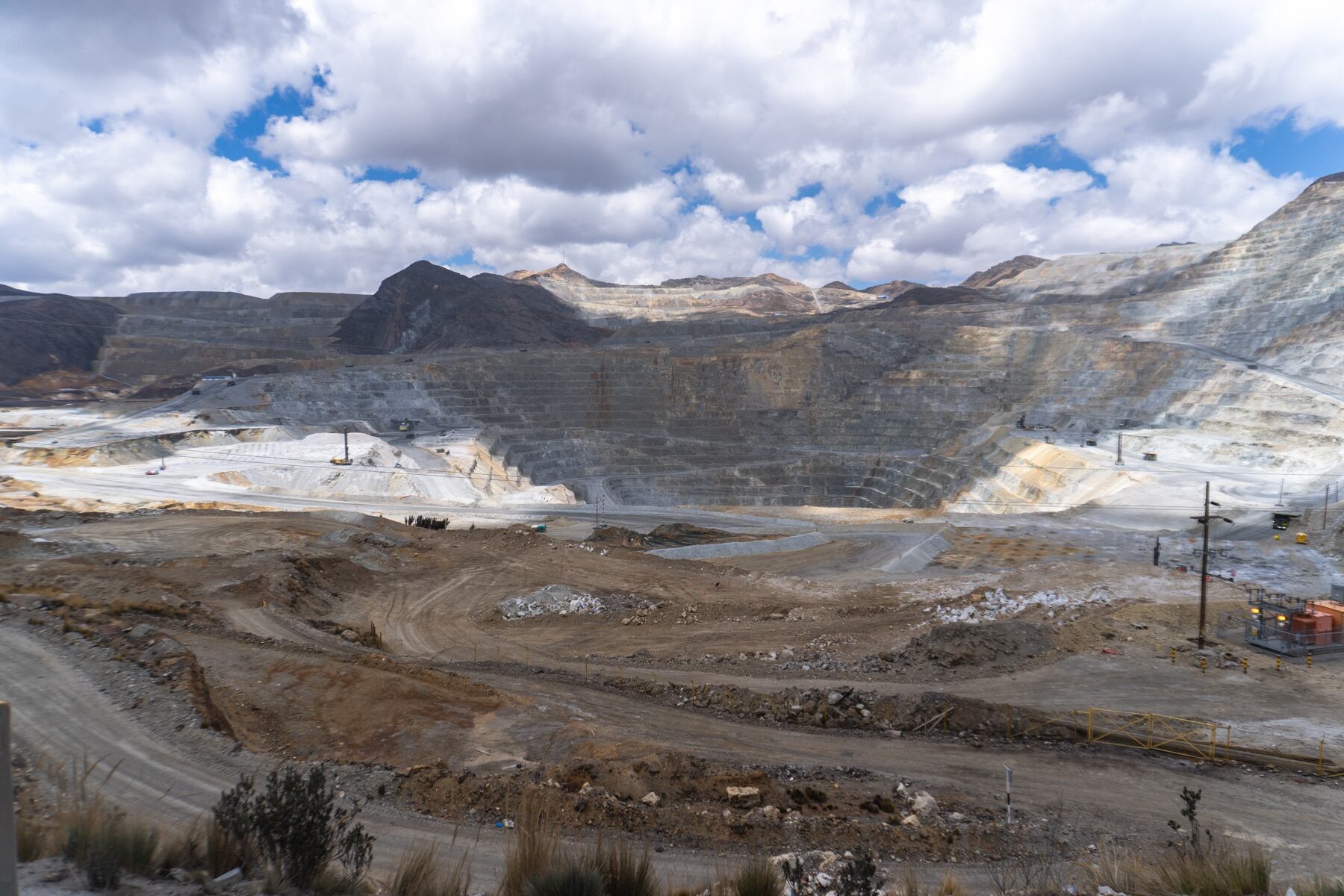 Zona del proyecto minero Toromococho, el 19 de septiembre.