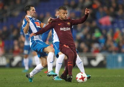 Rafinha, en el partido de Copa contra el Espanyol.