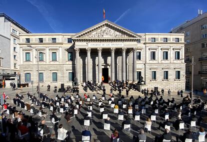 Vista general del acto institucional por el Día de la Constitución en el Congreso de los Diputados, el pasado 6 de diciembre.