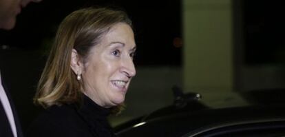 La ministra Ana Pastor, a su llegada a Panamá.