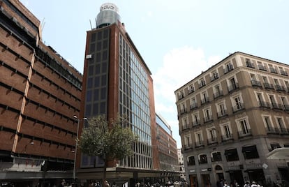 Edificio de la Fnac en la plaza de Callao de Madrid.