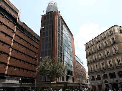 Edificio de la Fnac en la plaza de Callao de Madrid.