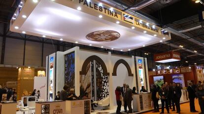 El stand de Palestina en esta edición de Fitur 2017