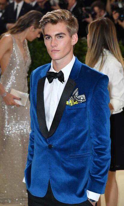 El hijo de Cindy Crawford, Presley Walker Gerber.