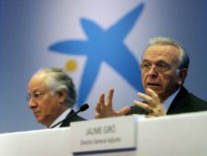 El presidente de CaixaBank, Isidre Fain&eacute;, y el consejero delegado, Juan Mar&iacute;a Nin.