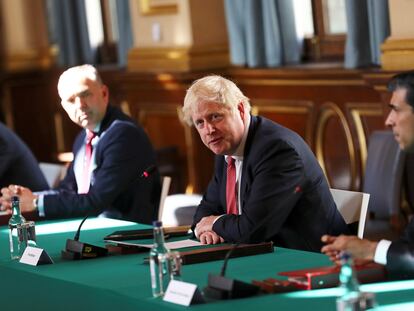 El primer ministro británico, Boris Johnson, el 21 de julio en Londres.