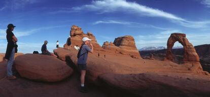 Delicate Arch, en el parque nacional de Arches, en Utah (EE UU).