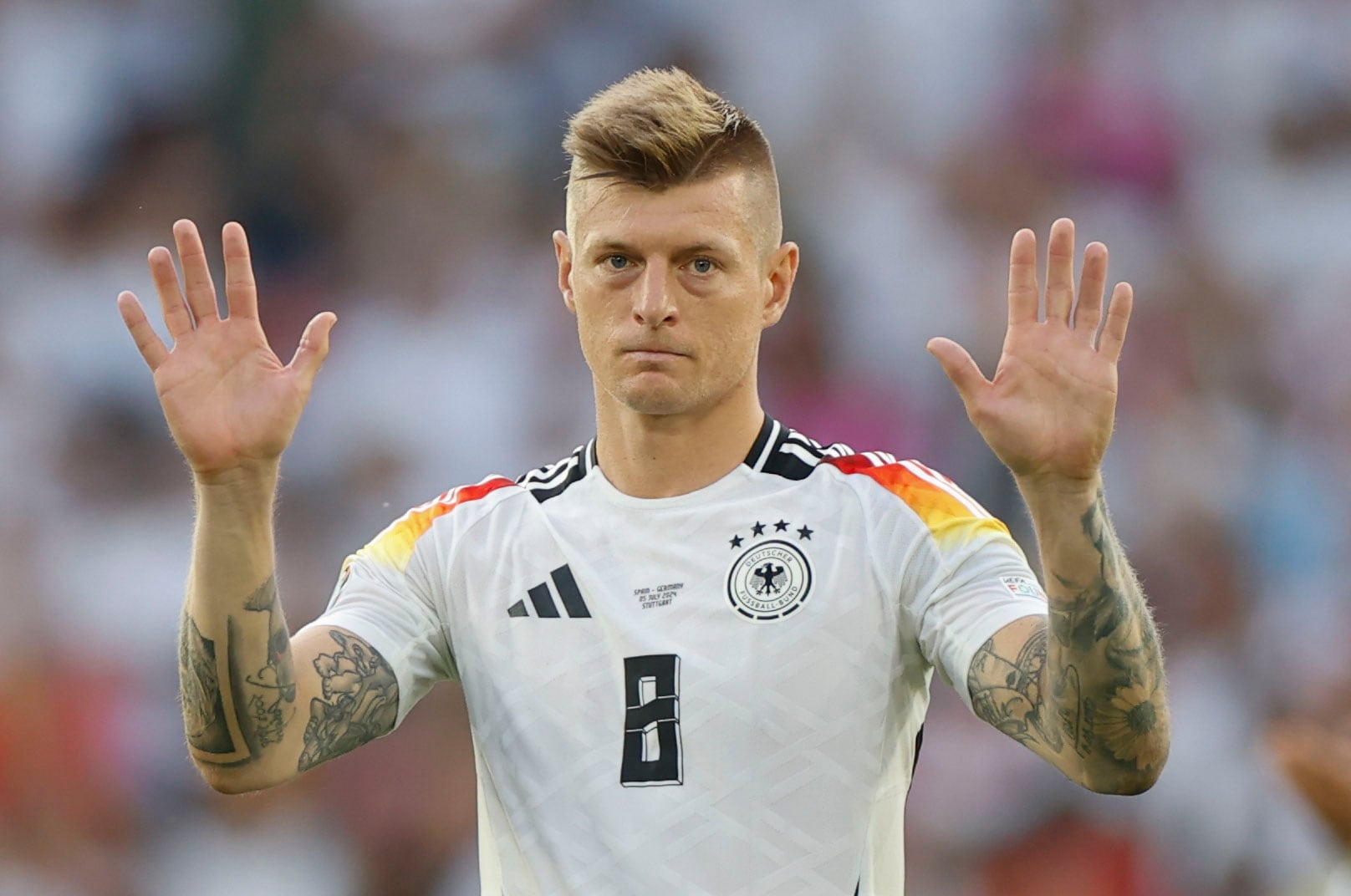 Toni Kroos: “Me enojé cuando vi la mano de Cucurella después del partido” 