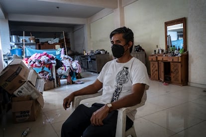 Vidal de Dios Huerta, en un local de su propiedad en Xoxocotla, en enero de 2022.