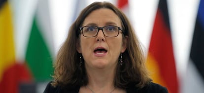 Cecilia Malmstromm, comisaria europea de Comercio.