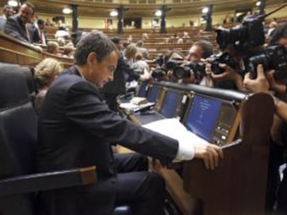 José Luis Rodríguez Zapatero, en el debate sobre el estado de la nación en 2010.