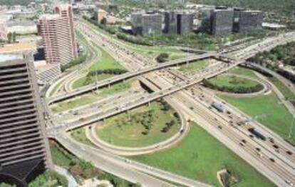 Imagen de una autopista en Dallas (EE UU) gestionada por Ferrovial.
