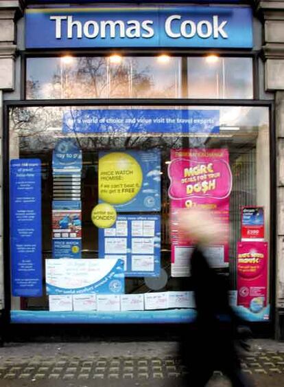 Una agencia de Thomas Cook en Marble Arch, en Londres.