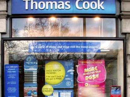 Una agencia de Thomas Cook en Marble Arch, en Londres.