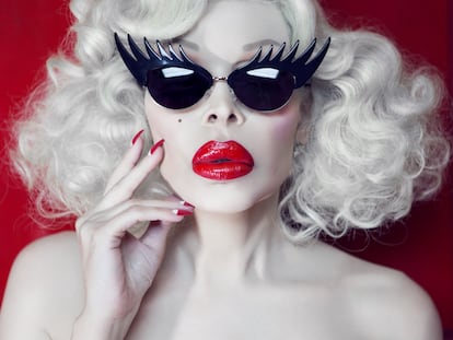 La modelo, cantante, ocasional actriz, empresaria e icono 'trans' Amanda Lepore.