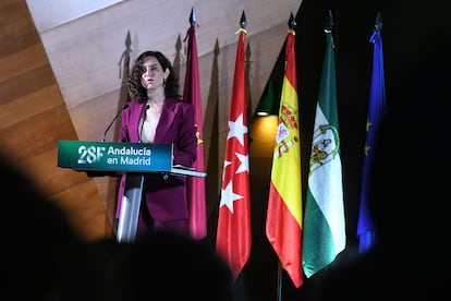 La presidenta de la Comunidad de Madrid, Isabel Díaz Ayuso.