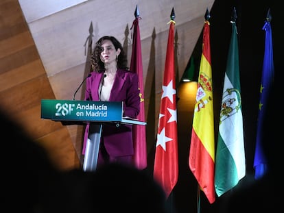 La presidenta de la Comunidad de Madrid, Isabel Díaz Ayuso.