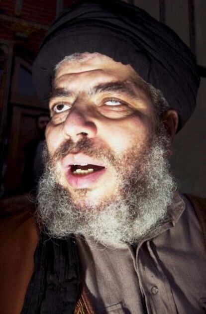 El clérigo radical Abu Hamza.