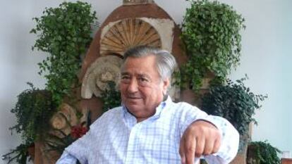 Belarmino Fernández, fundador de la cadena de restaurantes Rubaiyat, en su domicilio de São Paulo en 2011.