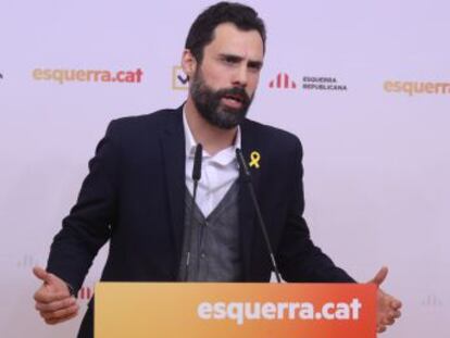 Roger Torrent, de Esquerra Republicana, sustituirá a Forcadell como presidente del Parlament