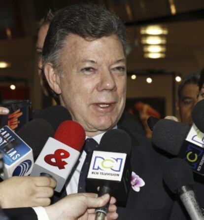 El presidente de Colombia, Juan Manuel Santos