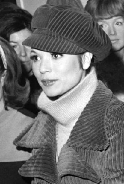 La actriz italiana Elsa Martinelli en 1967.