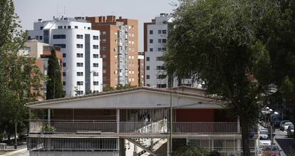 Viviendas del poblado de la UVA del distrito de Hortaleza, en Madrid.