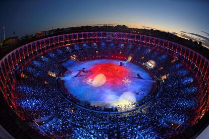 El espect&aacute;culo de motociclismo RED BULL X FIGHTERS, en la plaza de toros de Las Ventas.