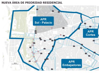 Los vecinos defienden el cierre al tráfico del centro de Madrid