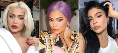 Los cambios de 'look' de Kylie Jenner a base de pelucas han contribuido a generar tendencia en Instagram.