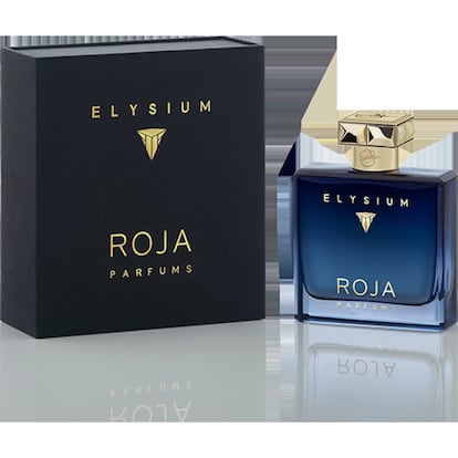 Un perfume de carácter. Dicen que es un perfume pensado para un hombre que no necesita ayuda para llegar a su paraíso. Creado por la firma Roja Parfums, Elysium evoca a aquellos señores que solo piensan en lograr la vida que desean, por lo que cada ingrediente de esta fragancia fue elegido para dar forma a esa fortaleza de carácter. Combina los grandes elementos de la perfumería, como vetiver, ámbar gris y cuero. Pertenece a una de las principales familias olfativa de perfumes, fourgere (en francés, helecho). Precio: 275 euros.